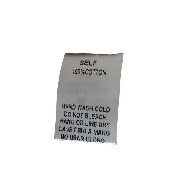 New Easel Kaftan Dress Small Beige Oversized Boho Cotton Tie Front Lounge - Picture 13 of 13